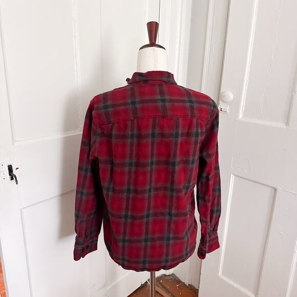 Coleman Red & Black Plaid Flannel Men's M - Picture 2 of 6